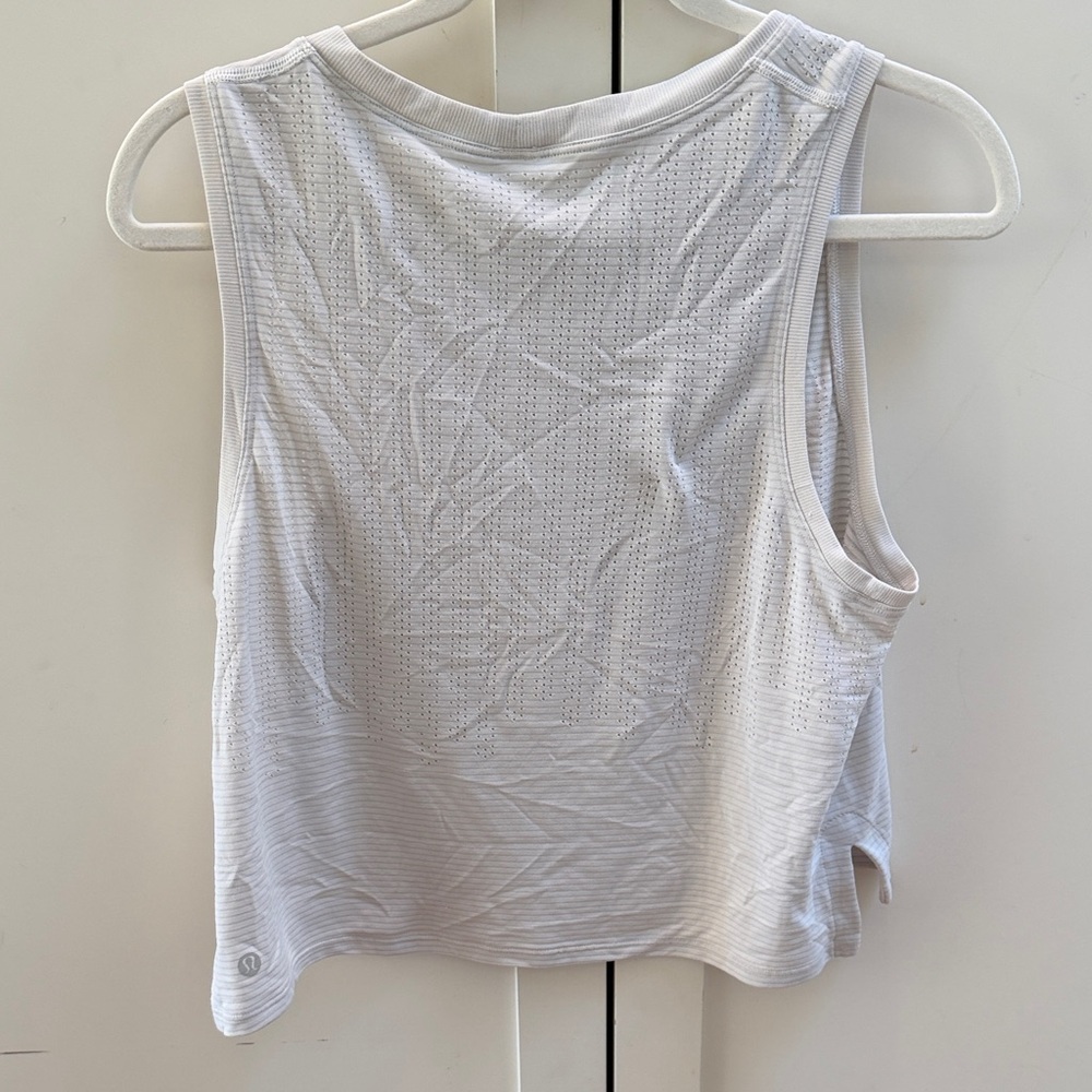 lululemon athletica White Muscle Tee